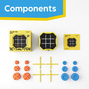 GiiKER Tic Tac Toe Bolt Game, 3-in-1 Handheld Puzzle Game Console, Portable Travel Games for Educational and Memory Growth, Fidget Toys Board Games for Kids and Adults, Birthday Gifts for All Ages