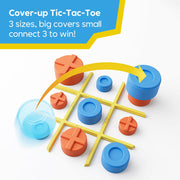 GiiKER Tic Tac Toe Bolt Game, 3-in-1 Handheld Puzzle Game Console, Portable Travel Games for Educational and Memory Growth, Fidget Toys Board Games for Kids and Adults, Birthday Gifts for All Ages