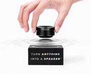 Anything Speaker - Portable Mini Bluetooth Speaker 2023 - Turn Anything Into A Speaker - Wireless Bone Conduction Induction Vibration Humbird + Gift Box - Travel Sized, 360° Sound (Black)