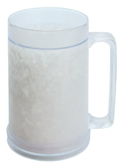 Freezer Mugs – Double Wall Gel Frosty Freezer Mugs, Cups – Drinking Glass – Beer Ice Mugs for Freezer – Beer Mugs with Handle – 16oz Freezable Beer Mug (2)