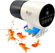 Automatic Fish Feeder, LYEE Fish Feeder Automatic Dispenser, 0.05GAL Adjustable Timer Feeder for Any Aquarium Fish Tank Turtle Tank, Auto Feeding System on Vacation, Holidays