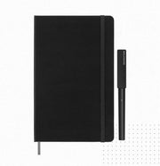 Moleskine Smart Writing Set Smart Notebook & New Smart Pen (2022) - Store Handwritten Notes Digitally, with Connected Notebook and Moleskine Notes App (Only Compatible with Moleskine Smart Notebooks)